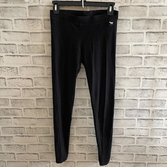 Women’s Victoria’s Secret PINK black leggings Small - Picture 2 of 4